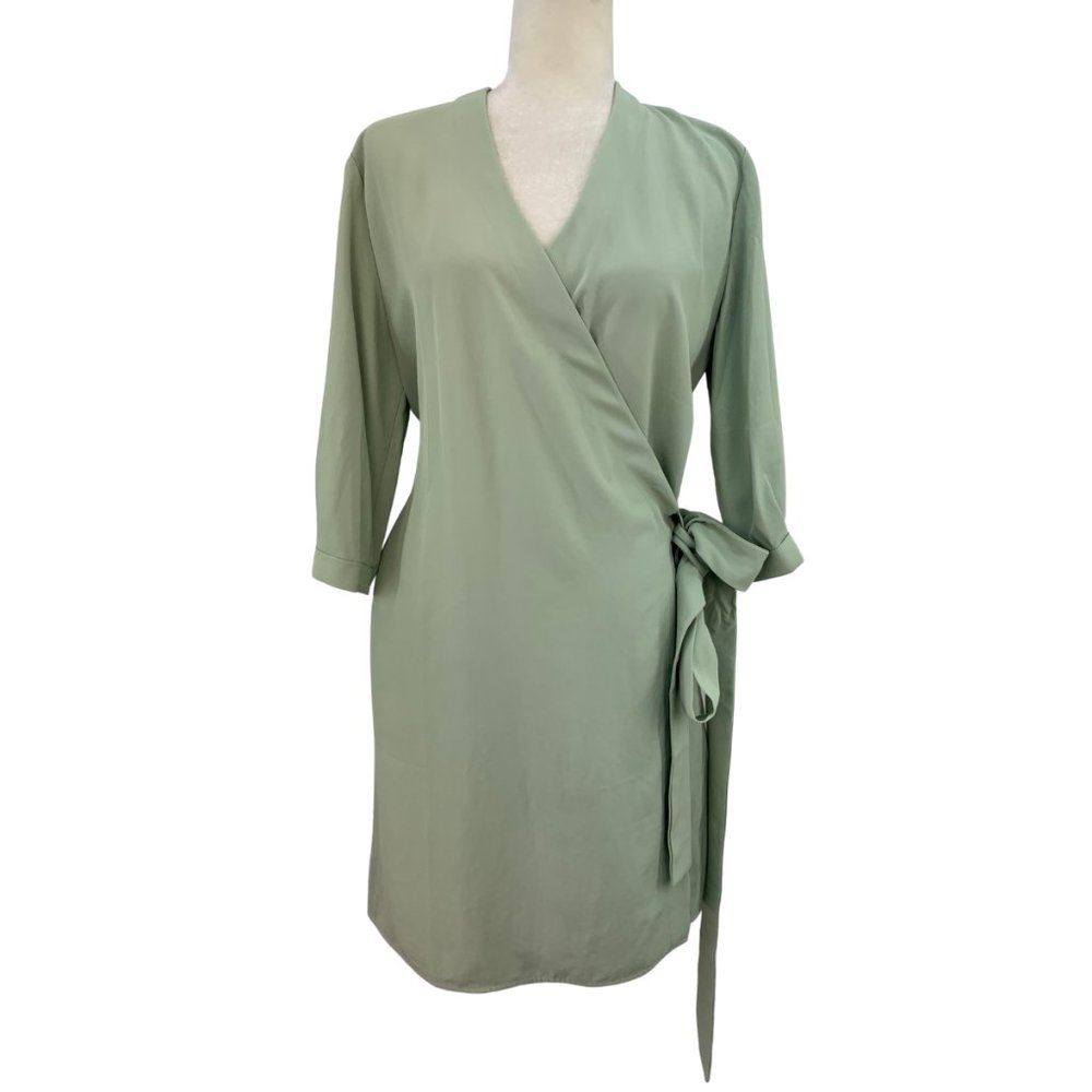 Everlane The Japanese GoWeave Mini Wrap Dress 6